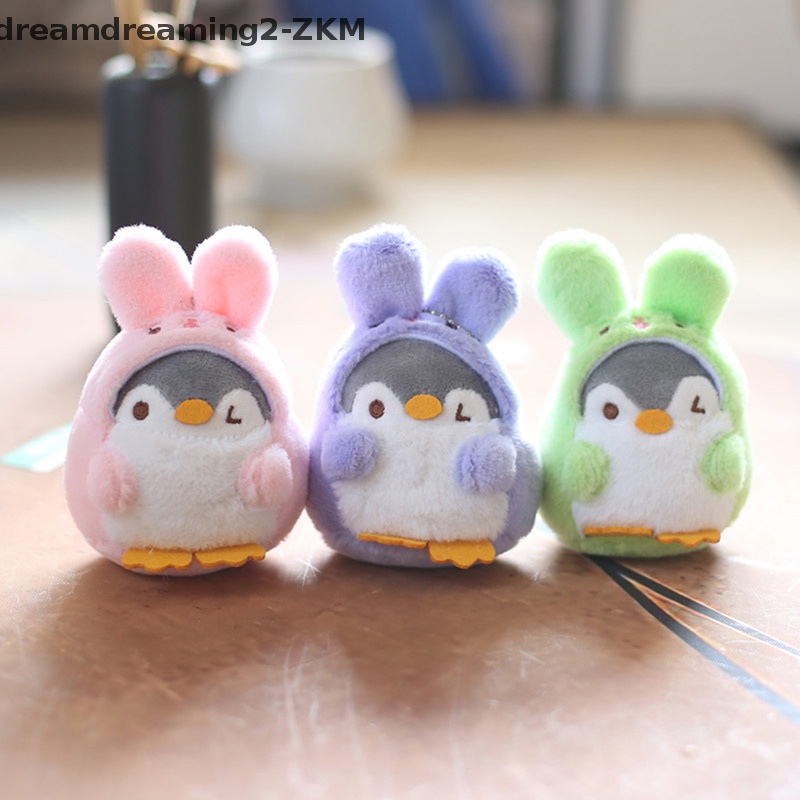 Móc Khóa Hình Chim Cánh Cụt Nhồi Bông Mềm Mại Vui Nhộn Dùng Trang Trí Túi Xách / Quà Sinh Nhật [zkm]