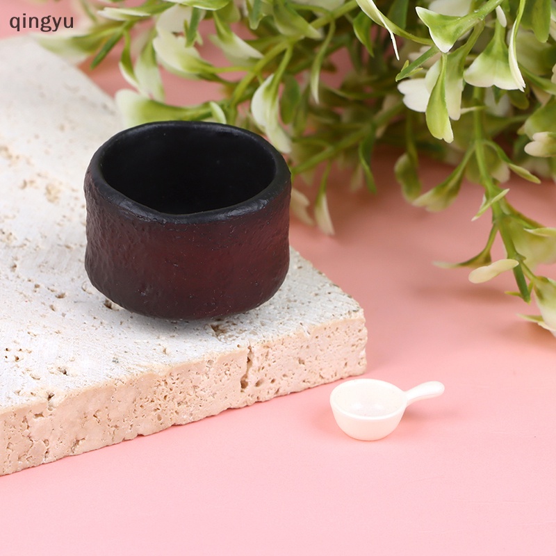 1 Chén Dĩa Đồ Chơi Mini Tỉ Lệ 1: 12 Trang Trí Nhà Búp Bê