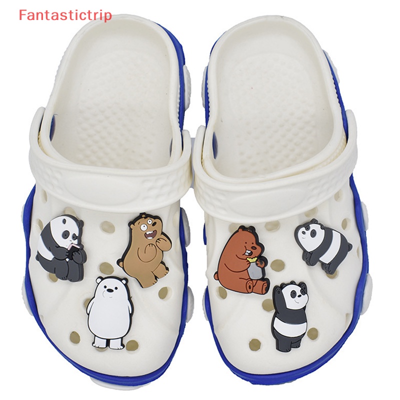 [Fantastictrip] Set 10 Kẹp Hình Gấu Hoạt Hình Dễ Thương Trang Trí Sân Vườn Cho Nữ