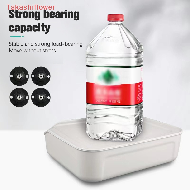 Bánh Xe Ròng Rọc Xoay 360 Độ Tự Dính Bằng Inox Chuyên Dụng Cho Thùng Rác Nội Thất