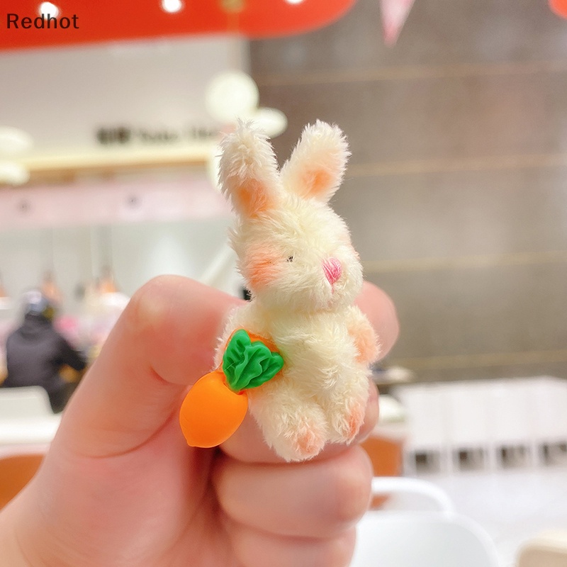 &lt; Redhot &gt; Móc Khóa Điện Thoại Hình Búp Bê Thỏ Nhồi Bông Cầm Tay Sáng Tạo Cho Nữ DIY