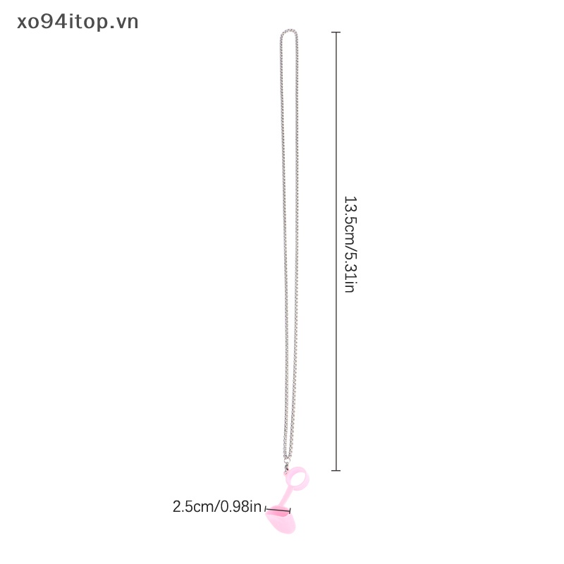 Dây Đeo Cổ Bằng Silicon Có Vòng Kim Loại Chống Bụi Cho XOITOP