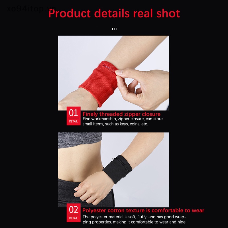 Băng Đeo Cổ Tay Thoáng Khí Thấm Hút Mồ Hôi Tiện Dụng Khi Chơi Thể Thao / Chạy Bộ Cho Nam Và Nữ