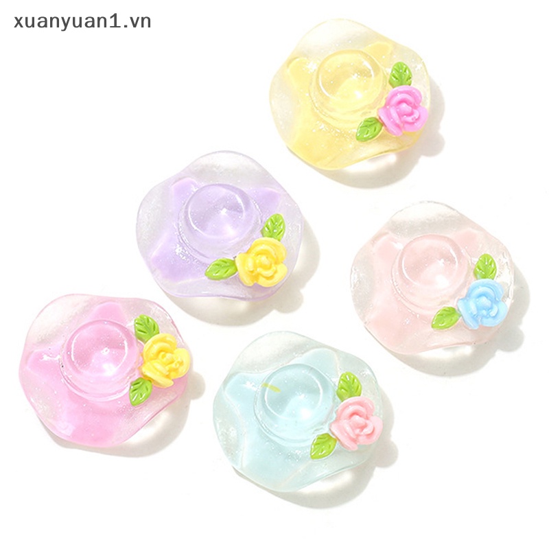 Set 10 Đồ trang trí Hoa Bằng Nhựa Phát Quang Dùng Để Trang Trí Sân Vườn Độc Đáo
