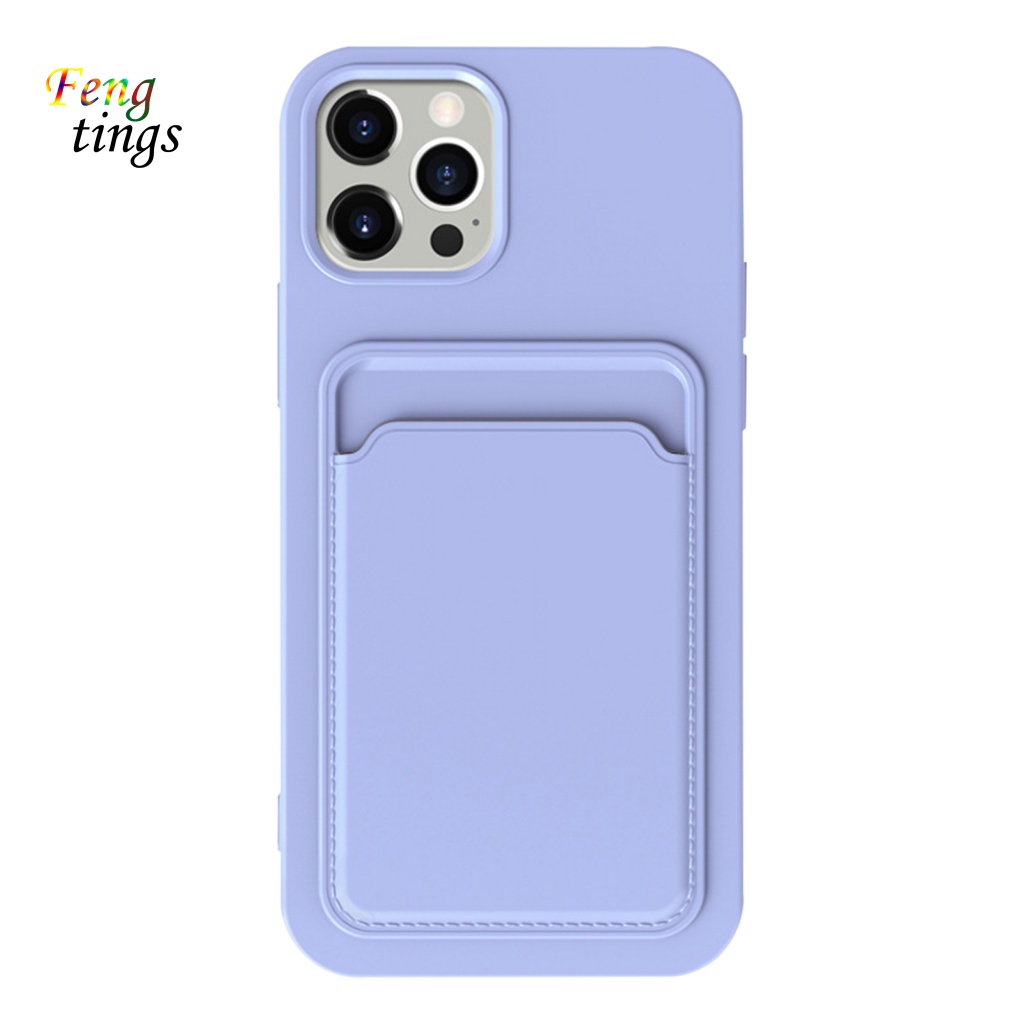 Ốp Điện Thoại TPU Mềm Chống Bụi Chống Sốc Có Ngăn Đựng Thẻ Cho iPhone 14 / 14 Pro / 14 Plus / Pro Max