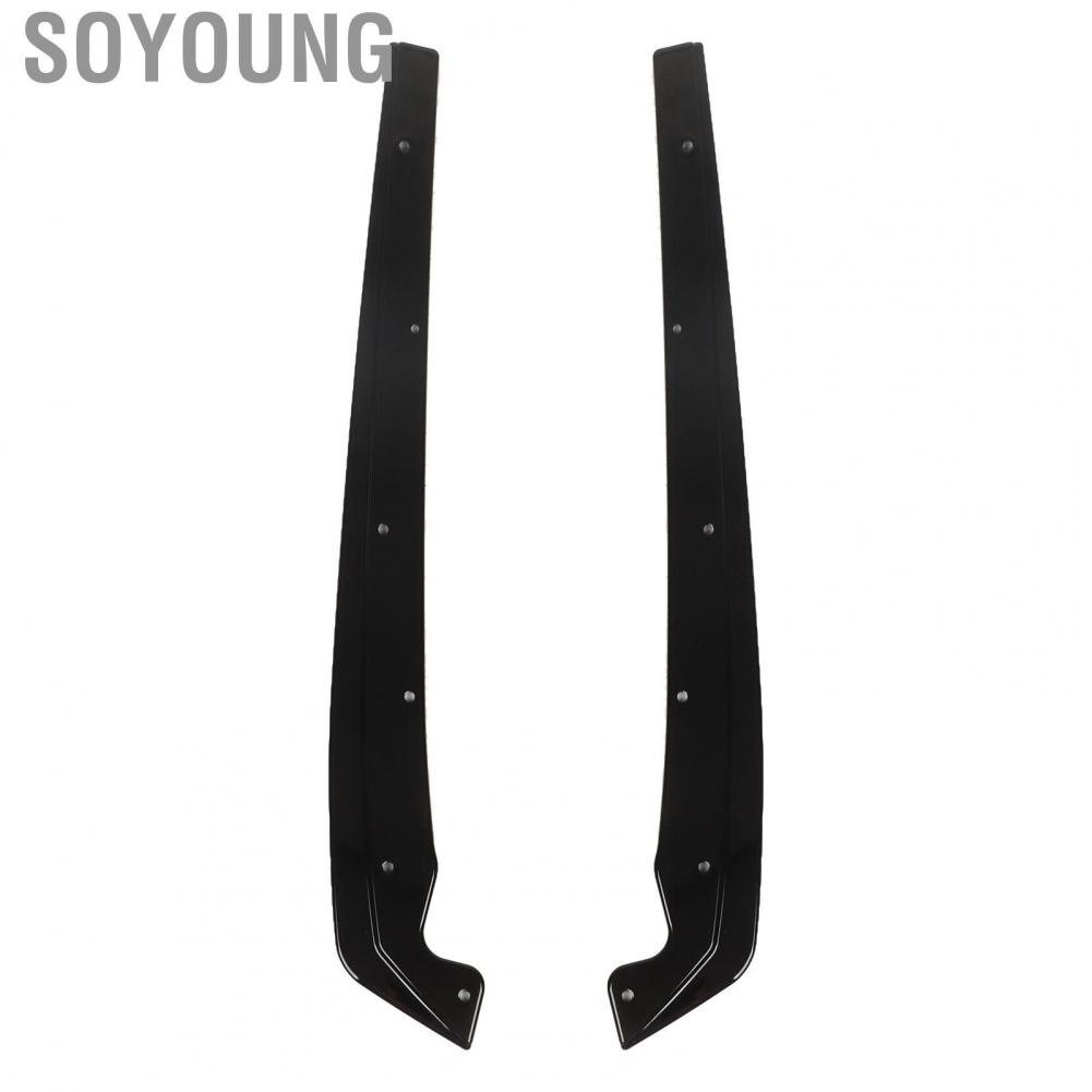 Soyoung Bumper Corner Guard Rear Bumper Spoiler Sporty Look Aerodynamic Design for 5 Series G30 Sedan M Sport