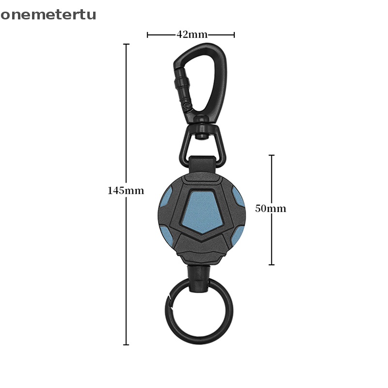 1 Móc Chìa Khóa Co Giãn Chống Thất Lạc Dễ Dàng Thu Gọn Dùng Khi Leo Núi