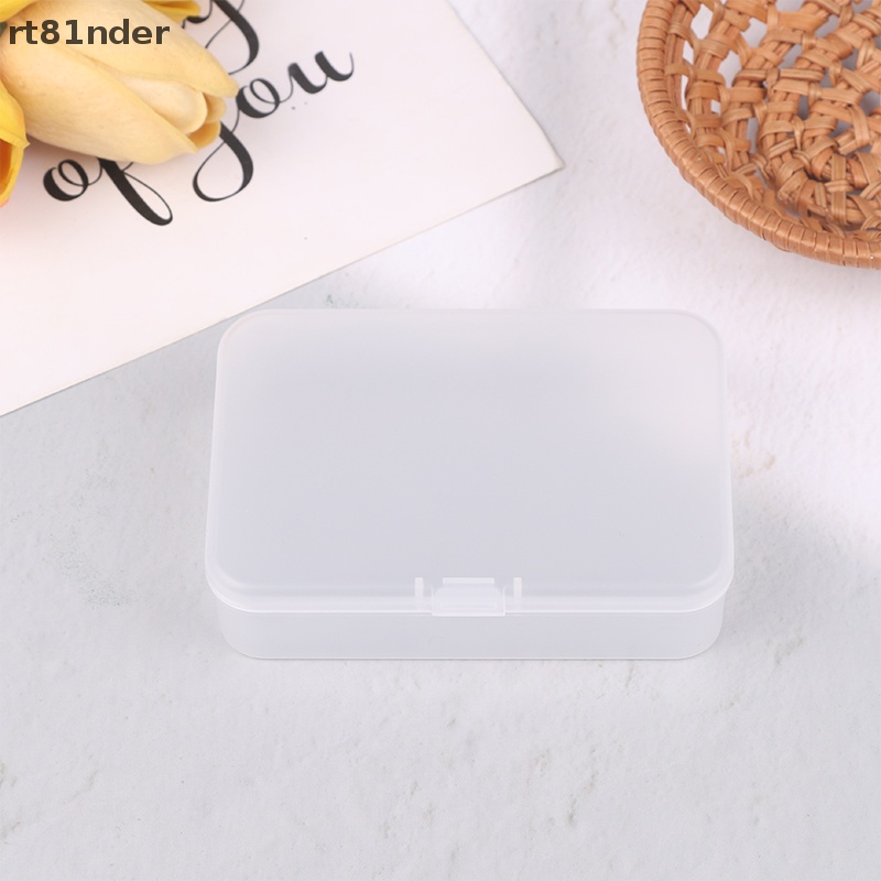 Rt Hộp Nhựa Mini Đựng Đồ Trang Điểm / Móng Tay Giả Tiện Dụng