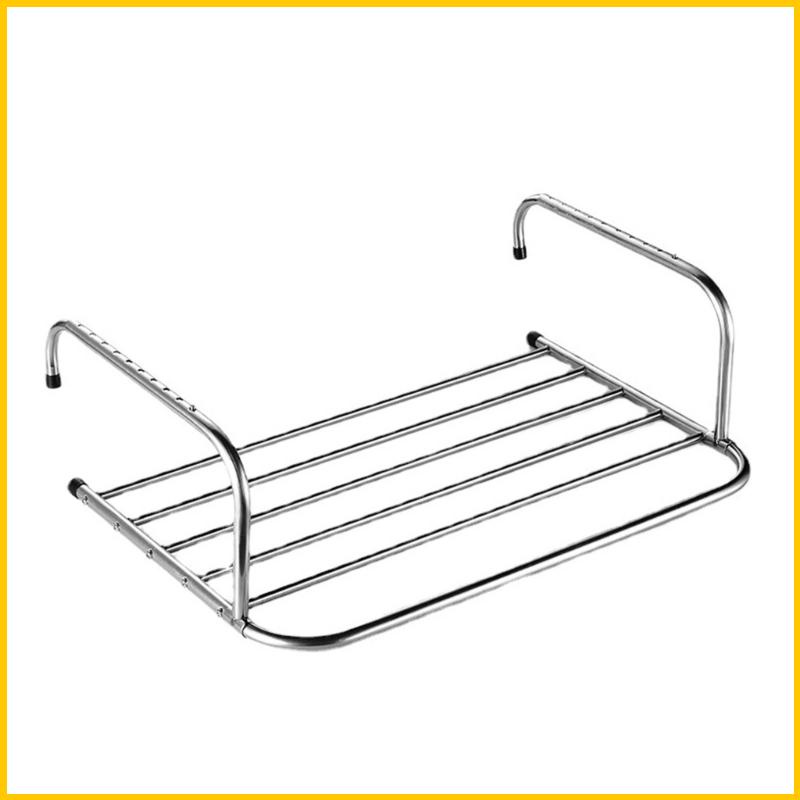 Giá Phơi Quần Áo Gấp Gọn Bằng Thép Không Gỉ Đa Năng