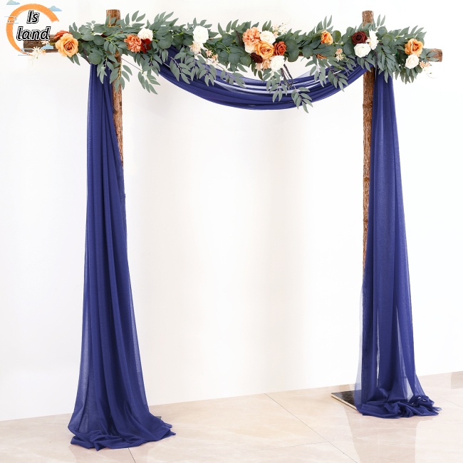 Rèm Cửa Dạng Vòm Co Giãn 2ftx18ft Dùng Làm Phông Nền Chụp Ảnh Cưới / Tiệc Tùng