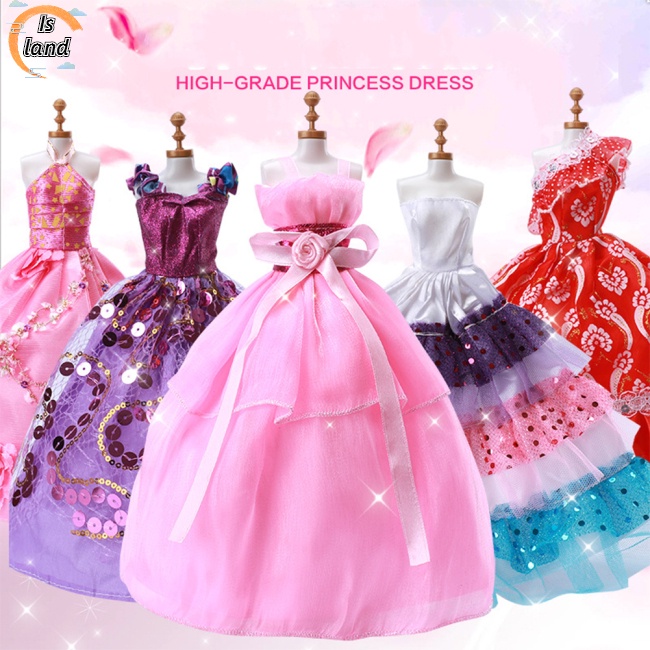 1 Bộ Đầm Công Chúa Thời Trang Cho Búp Bê Cao 30cm (Không Kèm Búp Bê)
