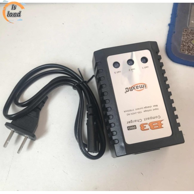 Bộ Sạc Cân Bằng B3 LiPo 10W 2s-3s Lithium 7.4v 11.1v Pro B3AC Chất Lượng Cao