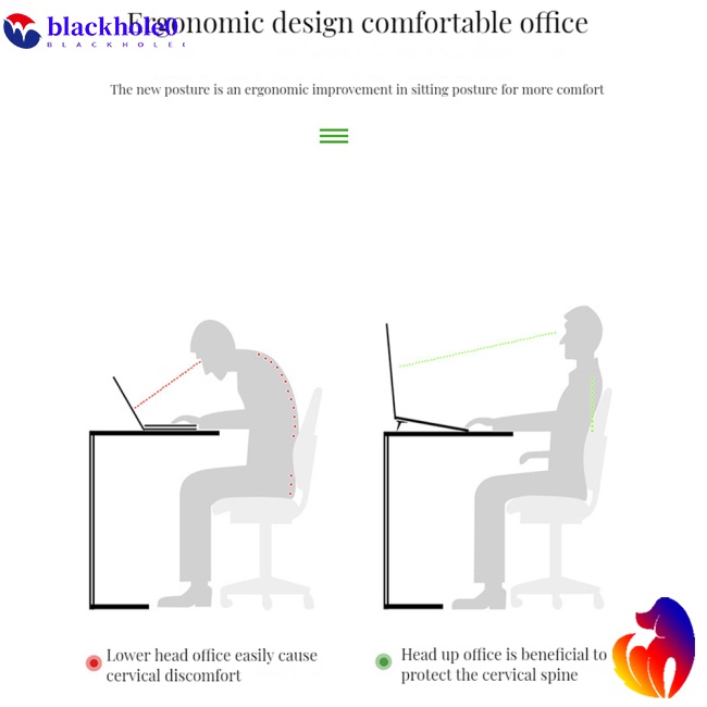 Bộ 2 Chân Đỡ Laptop Chống Trượt Có Bàn Phím Mini Tiện Dụng