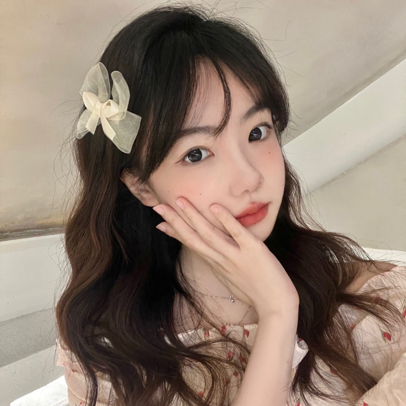 Kẹp Tóc Đính Nơ Sau Lưng Phong Cách Nhật Hàn Dành Cho Nữ