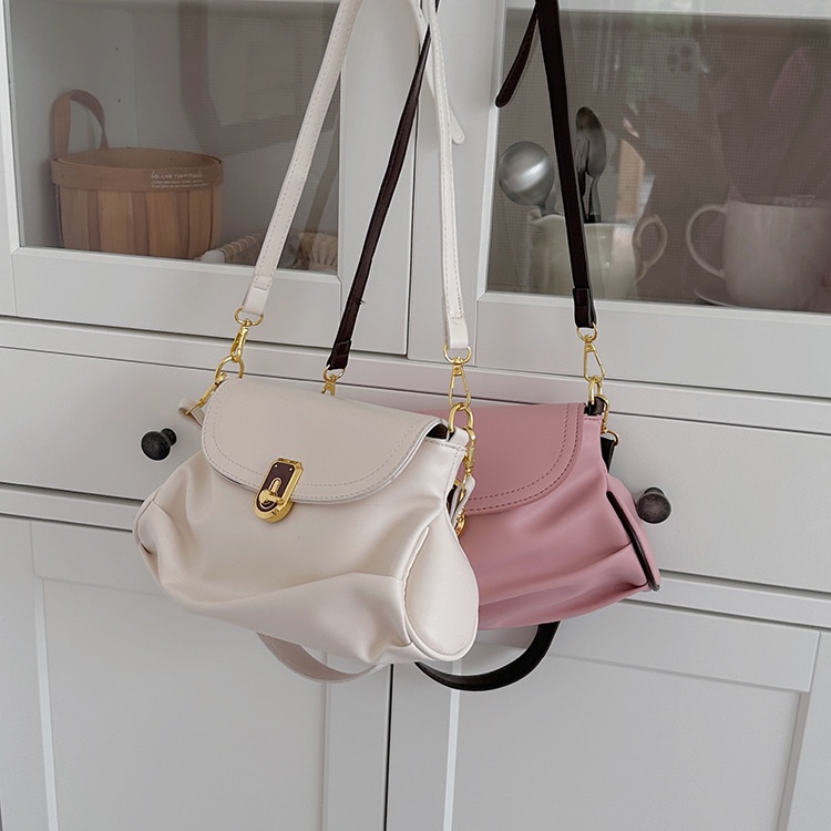 Ielgy Túi Xách Đeo Dưới Cánh Tay Thời Trang Cao Cấp Màu Tương Phản Cho Nữ Niche Messen