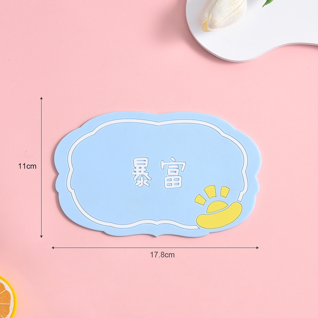Thảm Chống Trơn Trượt Ô Tô Hoạt Hình Dễ Thương