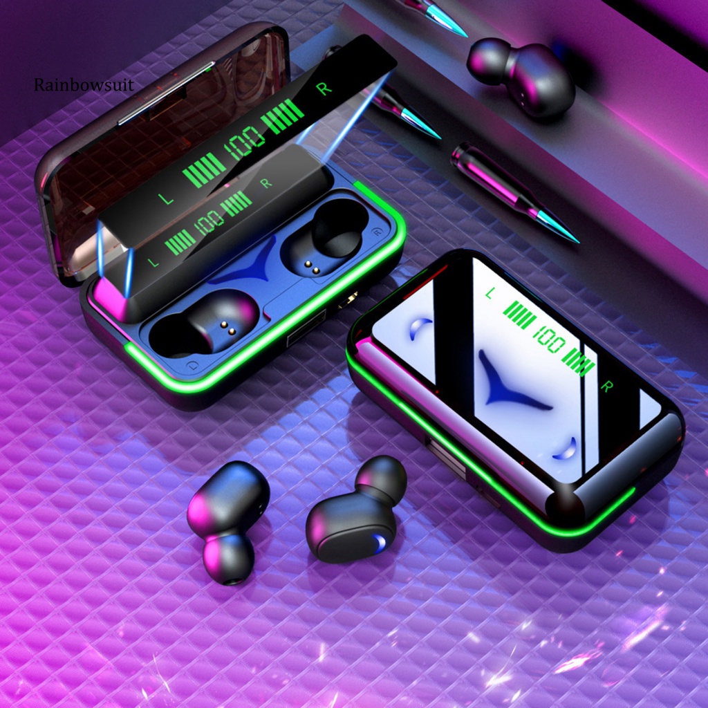 Tai Nghe Thể Thao E10 Mega Bass RGB Kết Nối Bluetooth 5.1 Có Thể Điều Chỉnh Độ Sáng
