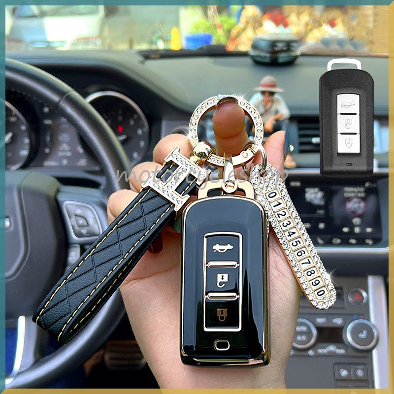 Vỏ Chìa Khóa Điều Khiển Từ Xa 3 Nút Cho mitsubishi asx xpander attrage triton outlander montero pajero sport Ốp