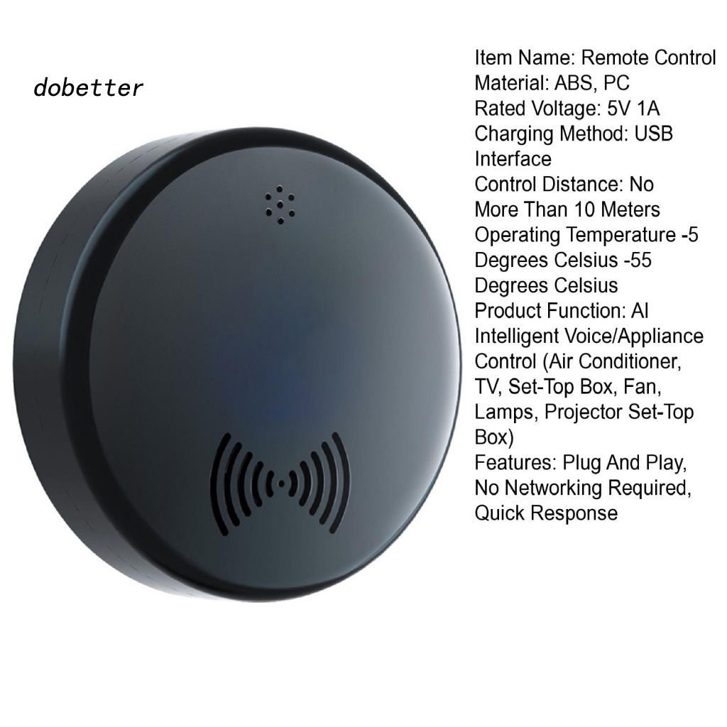 &lt; Dobetter &gt; Thiết Bị Điều Khiển Từ Xa Bằng Giọng Nói Tương Thích Với Điện Dung Hồng Ngoại Điều Khiển Từ Xa IR