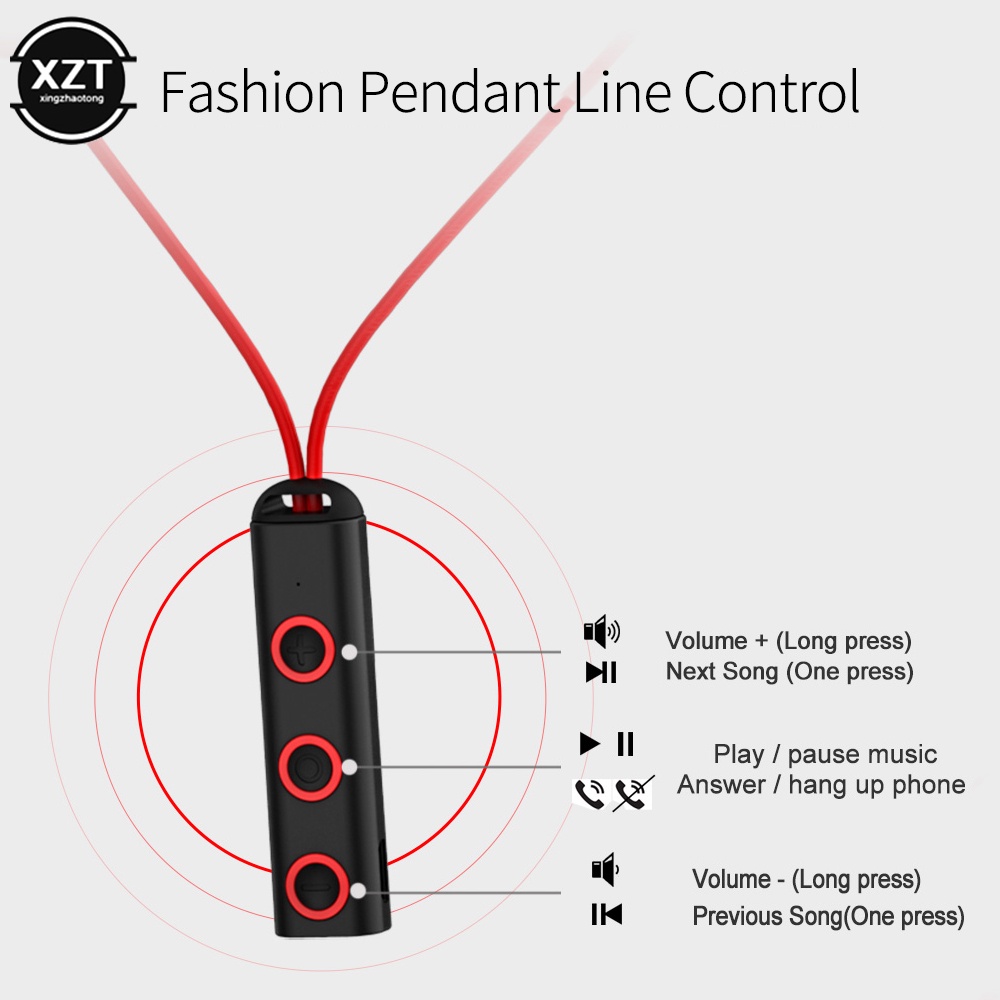 Tai Nghe Thể Thao Bluetooth 5.0 Không Dây Thông Minh BT313 Có Nam Châm Hít