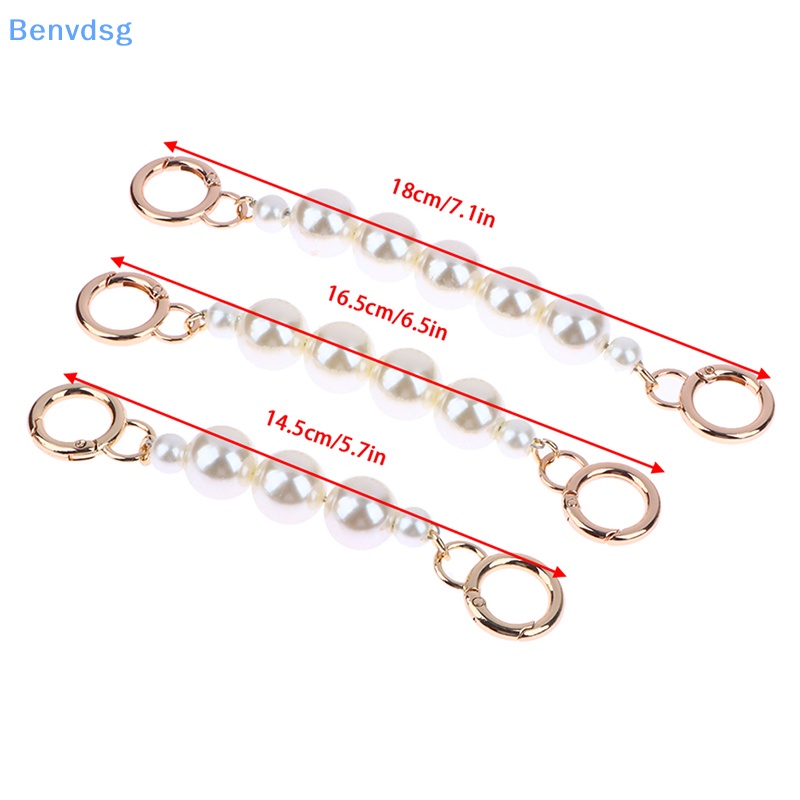 Dây Xích Nối Dài Túi Xách / Đeo Chéo Đính Hạt Ngọc Trai DIY