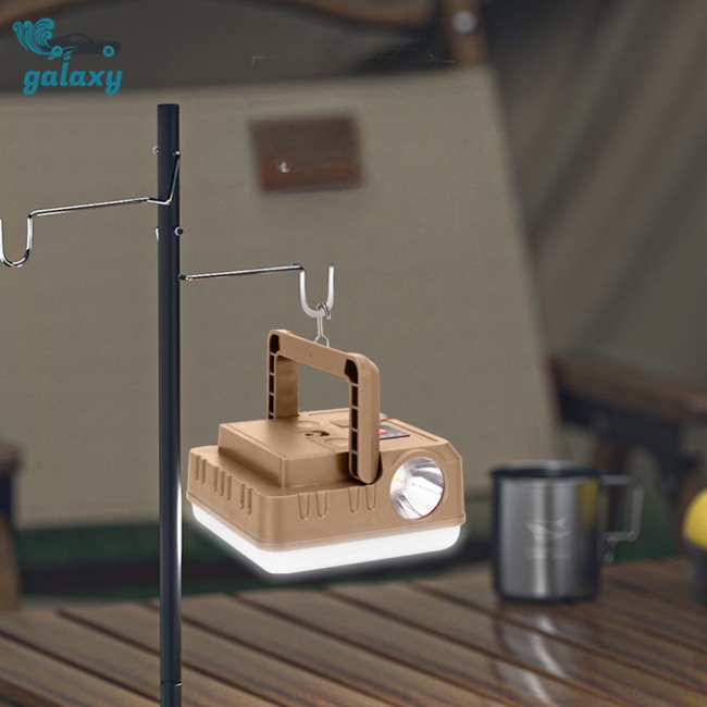 Galaxy Đèn Led Cắm Trại Đa Năng Có Tay Cầm Tiện Lợi