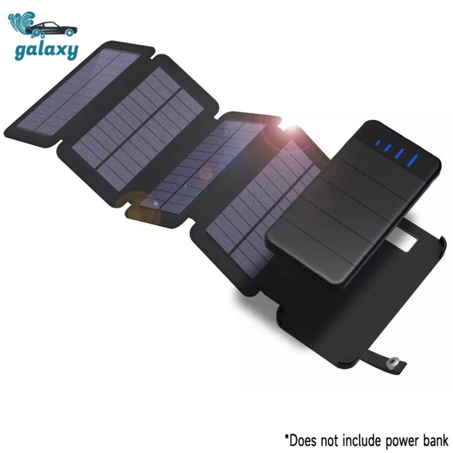 Galaxy Thiết Bị Sạc Pin Năng Lượng Mặt Trời Cổng Usb Gấp Gọn Mang Đi Du Lịch / Cắm Trại / Leo Nú