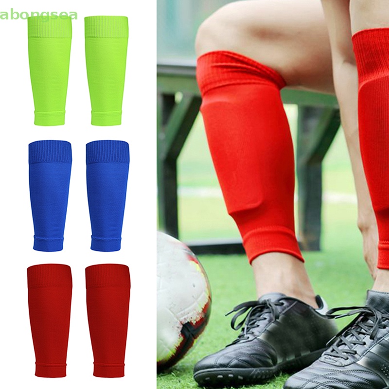 1 Cặp Vớ Bảo Vệ Bắp Chân Co Giãn In Họa Tiết Bóng Đá Cho Thanh Thiếu Niên