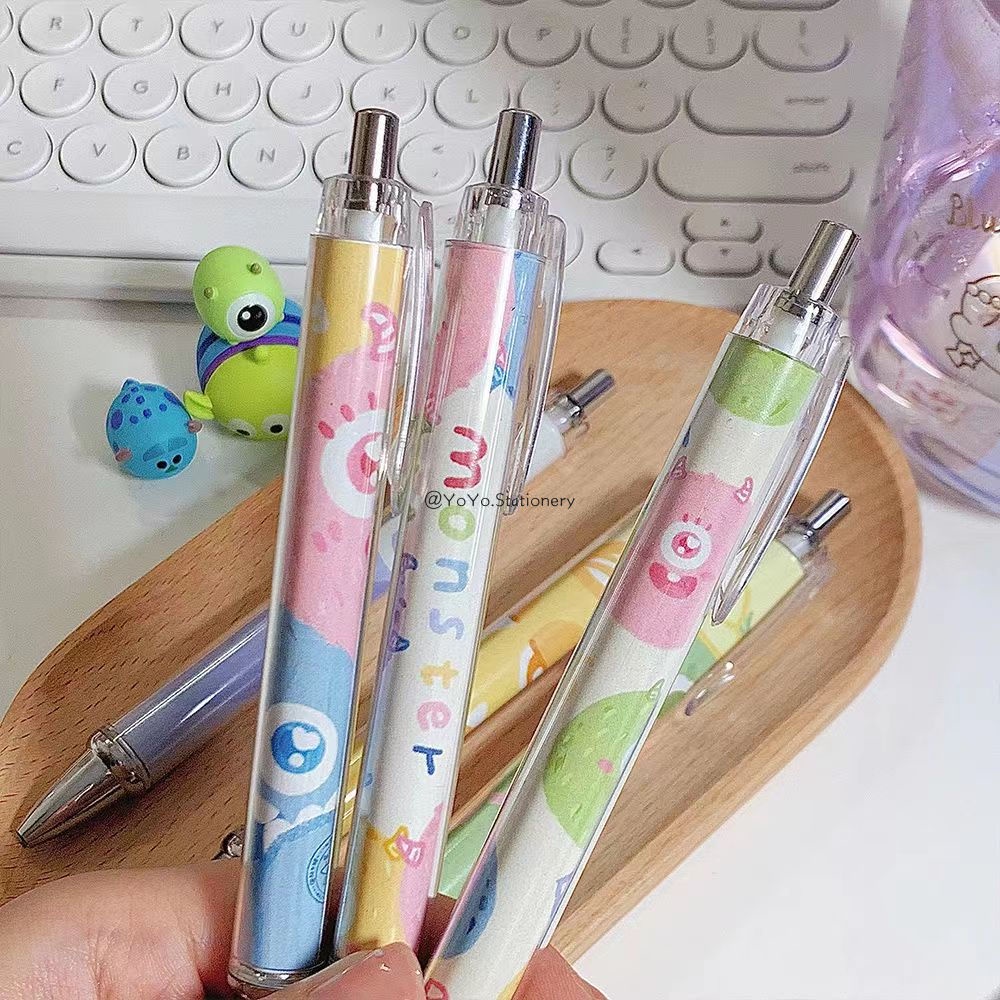 Bút Mực Gel 0.5mm Họa Tiết Hoạt Hình Dễ Thương Cho Học Sinh