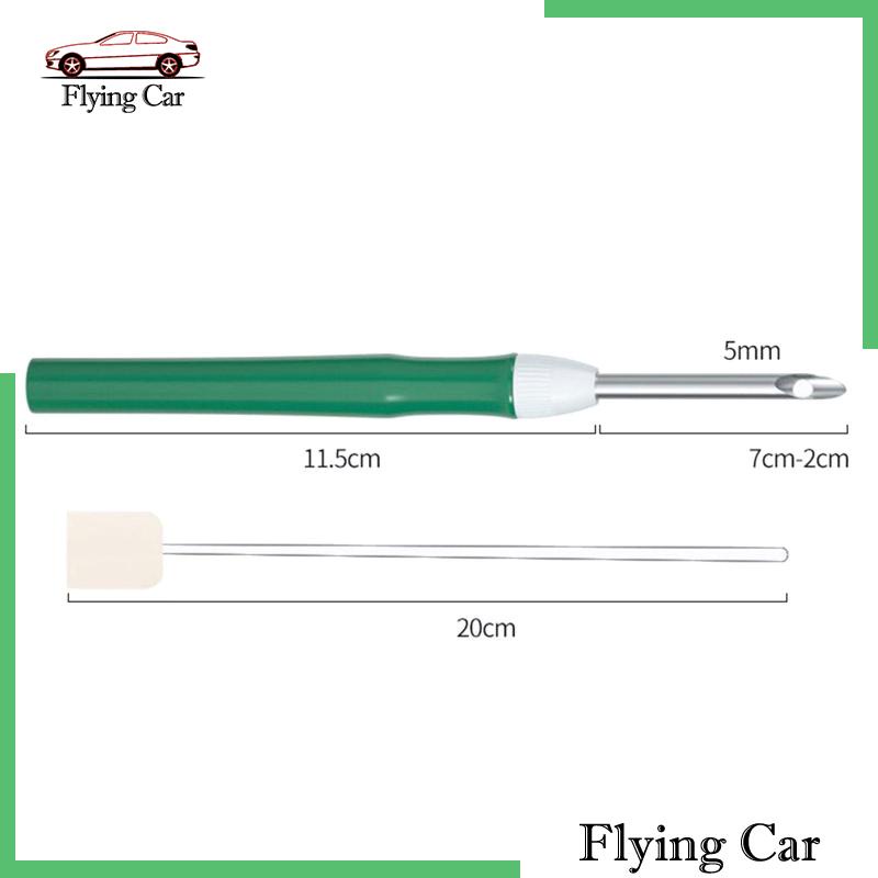 [Lzdjfmy2] Dụng Cụ Xỏ Chỉ Bằng Vải Nỉ Có Tay Cầm Cho Người Mới Bắt Đầu Tự