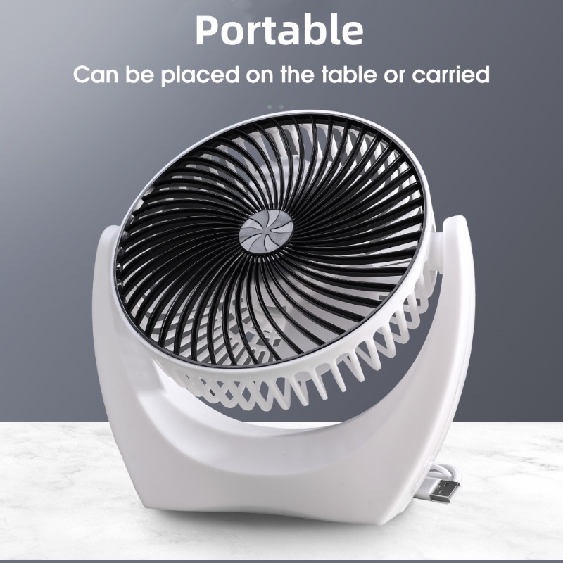 Quạt USB Mini Để Bàn Ba Tốc Độ Tùy Chỉnh Đa Năng Thời Trang Mùa Hè Nhỏ Gọn Không Gây Tiếng Ồ