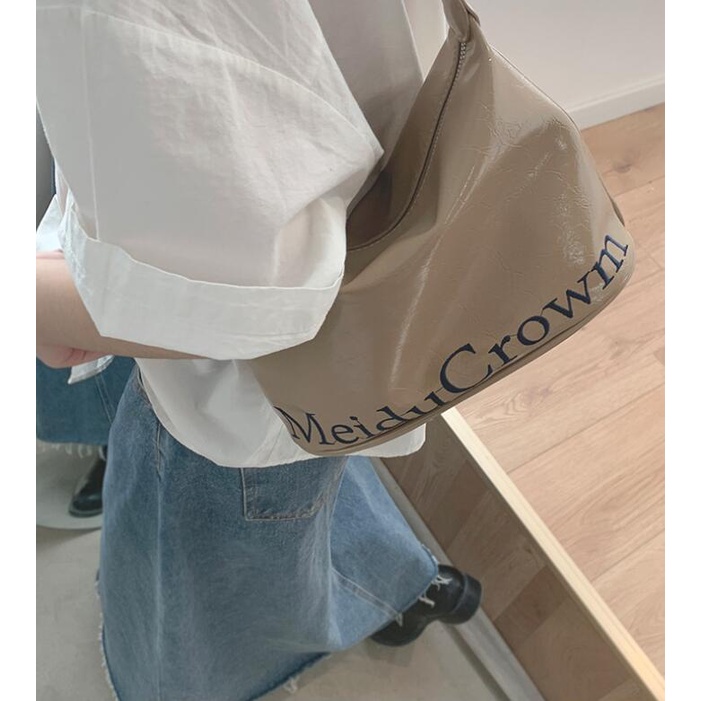 Túi Đeo Vai In Chữ Thời Trang Hàn Quốc