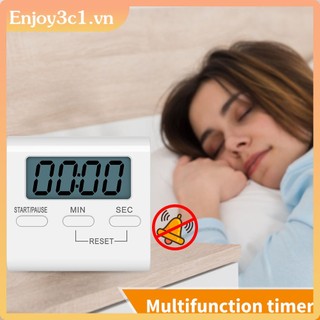 Kỹ thuật số LCD nhà bếp nấu ăn hẹn giờ nghiên cứu hẹn giờ đồng hồ bấm giờ đếm ngược báo động trắng life08