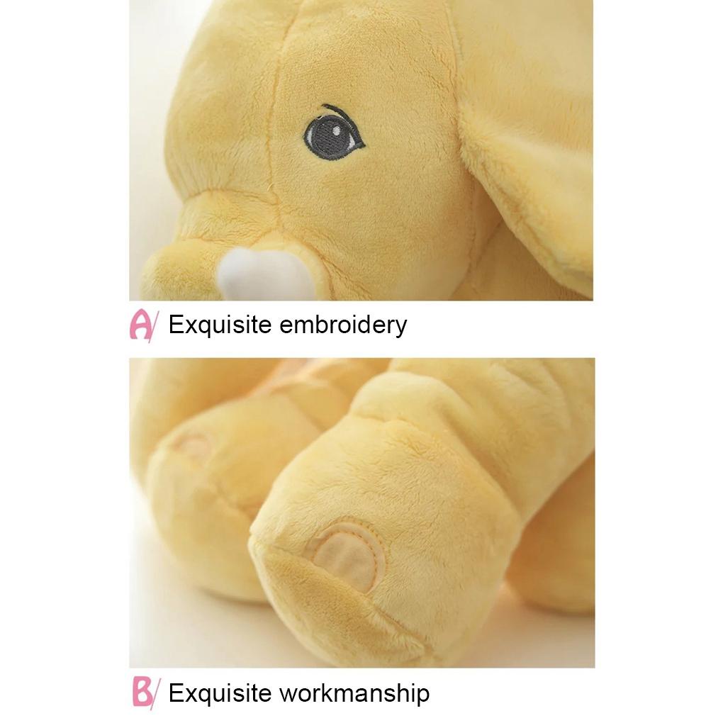 Gối Ngủ Hình Chú Voi Nhồi Bông Có Thể Giặt Sạch Cho Bé