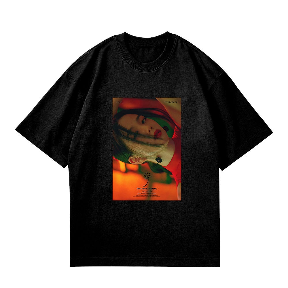 Áo Thun In Hình Hoa KPOP BLACKINK JISOO