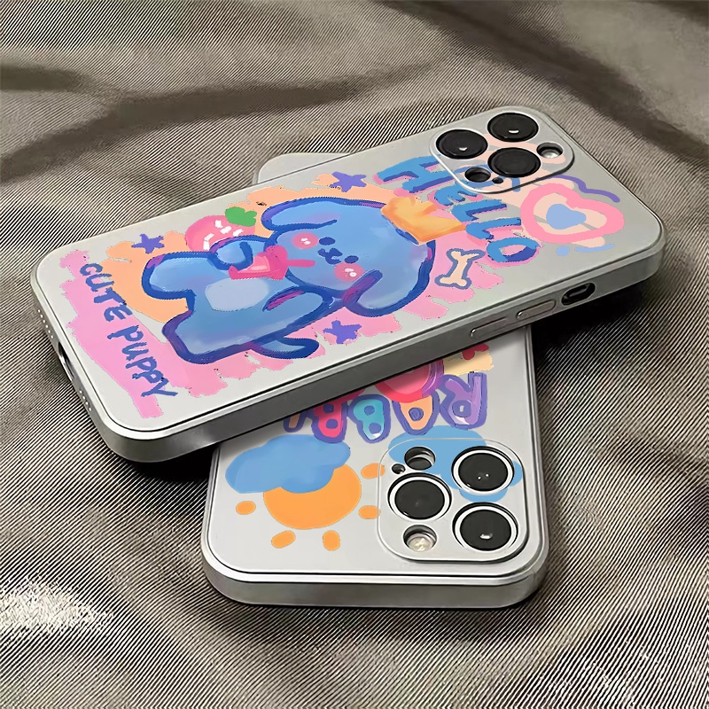 Ốp Điện Thoại Silicon TPU Mềm Mạ Điện Hình Thú Dễ Thương Chống Sốc Cho IPhone 14 13 12 11 Pro XS Max XR X 8 + 7 6S Plus