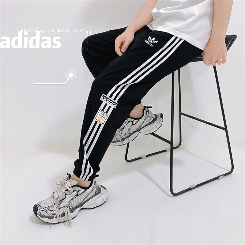 Quần Thể Thao Thêu Logo Adidas Chính Hãng 100% Phong Cách Cổ Điển Dành Cho Nam Nữ