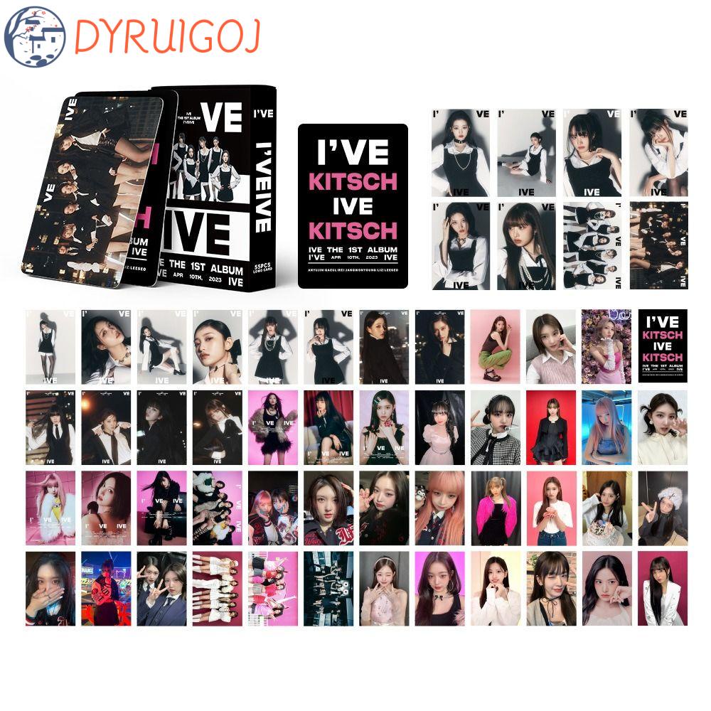 Set 55 Tấm Thẻ Ảnh Lomo In Hình Nhóm Nhạc LOVE DIVE ELEVEN Iveive