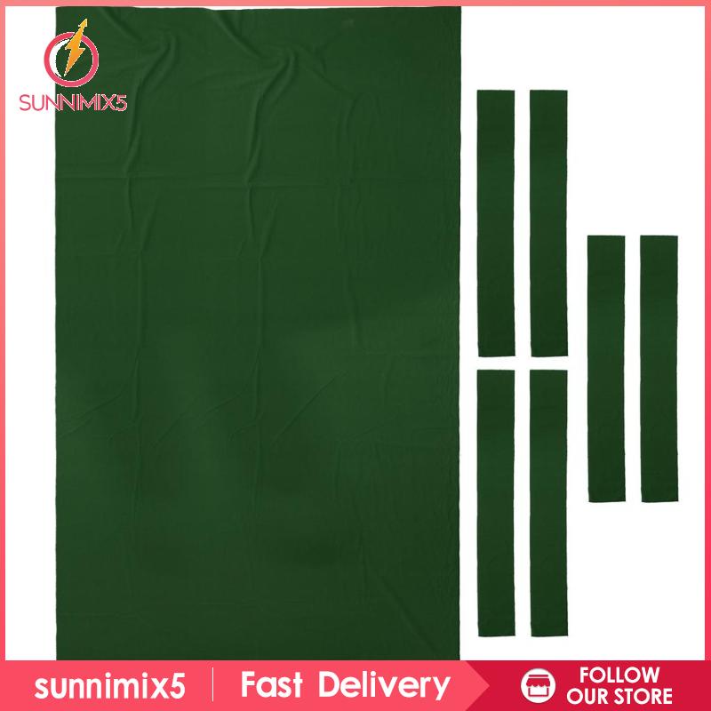 Khăn Trải Bàn Chơi Bida Bằng Vải Nỉ Màu Xanh Lá