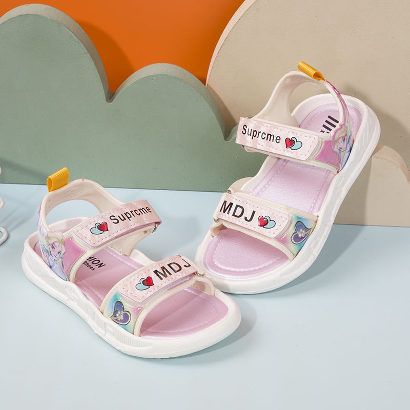 Xăng đan Đế Mềm Chống Trượt Thời Trang Đi Biển 2023 Cho Bé Gái