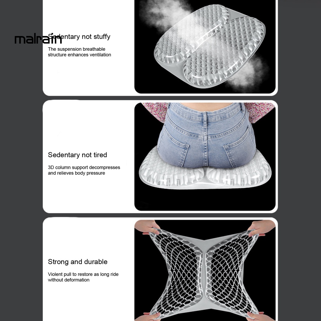 Đệm Lót Ghế Ngồi Xe Hơi Mềm Mại Chống Trượt Giảm Căng Thẳng Tiện Dụng