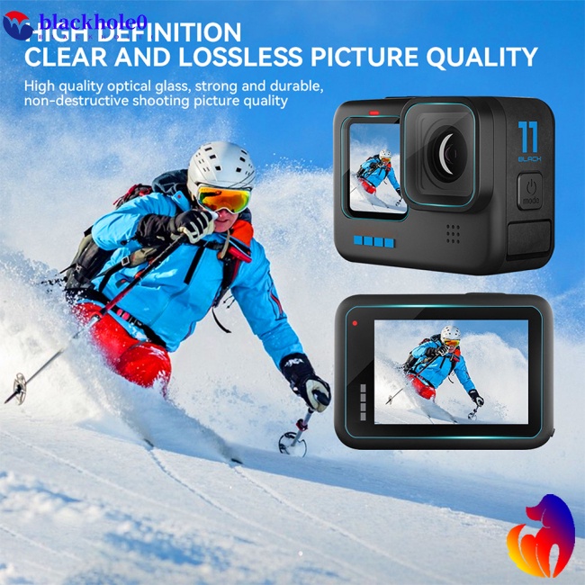 1 Bộ Kính Cường Lực Bảo Vệ Màn Hình Chống Trầy Tương Thích Với Gopro11 / 9 / 10