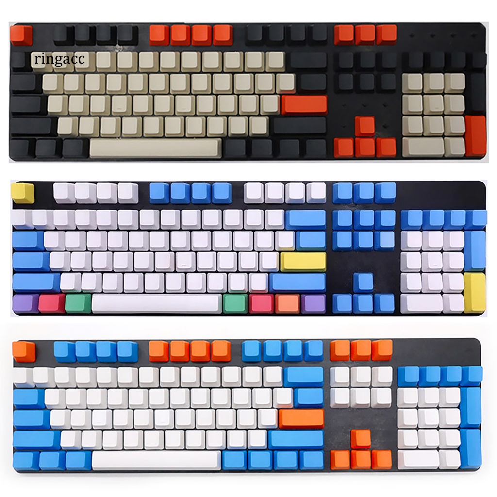 Bộ 108 Nút Bàn Phím Cơ Không In Chữ Cái Chống Ánh Sáng Thay Thế Tiện Dụng