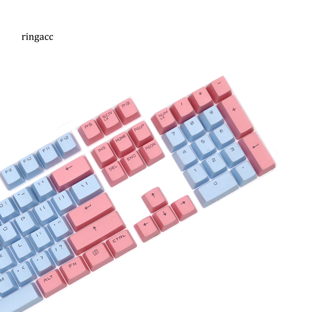 Bàn Phím Cơ RGA 87 Phím PBT Có Đèn Nền Màu Sắc Tương Phản Thay Thế Tiện Dụng Cho Máy Tính