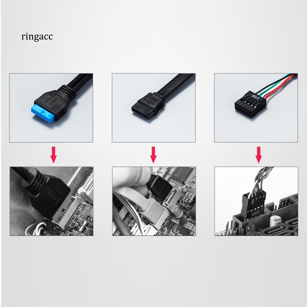 Bảng Điều Khiển Nhiều Cổng Usb 3.0 Kèm Đầu Đọc Thẻ Nhớ TF SD