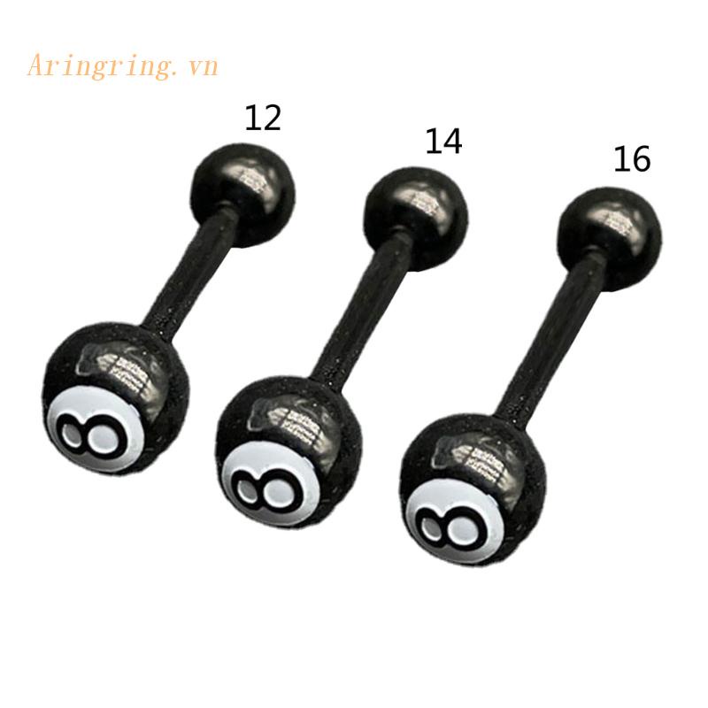 Khuyên Lưỡi Bằng Thép Không Gỉ 12-16mm Cá Tính