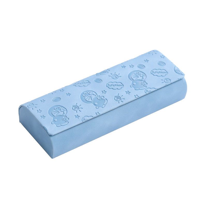 Hộp Đựng Mắt Kính Bằng Da Từ Tính Họa Tiết Mèo Máy Doraemon Hoạt Hình Dễ Thương