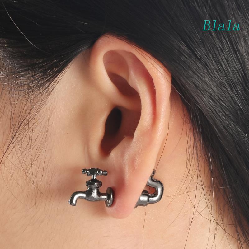 Khuyên Tai Gắn Vòi Nước Hình Con Công Phong Cách Punk Vui Nhộn Sáng Tạo Cho Nữ