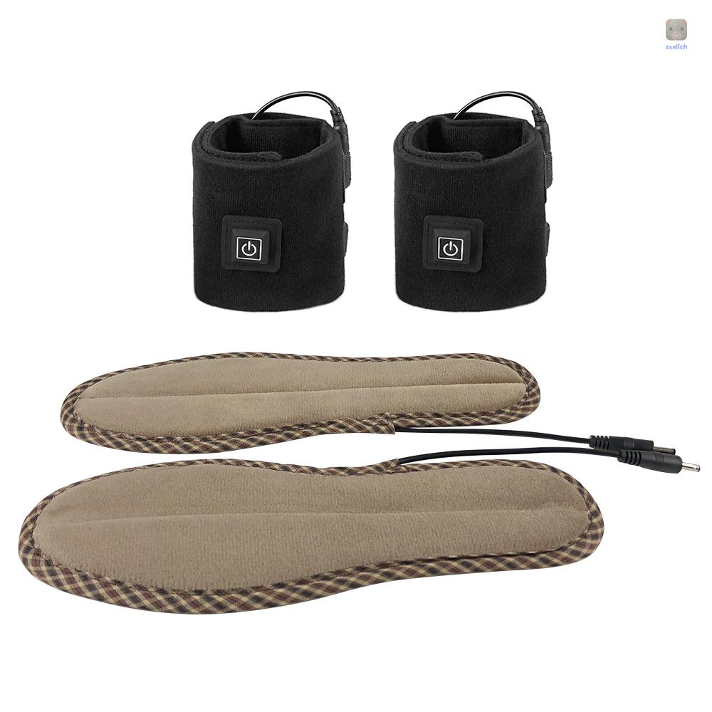 Đế Lót Giày Sưởi Ấm Bằng Điện Có Thể Sạc Lại Dành Cho Nam Nữ