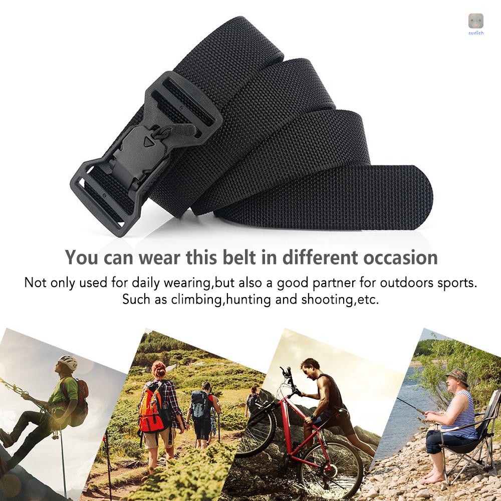 Thắt Lưng 49.2 Inch Với Khóa Cài Nam Châm Tháo Gỡ Nhanh Cho Hoạt Động Ngoài Trời